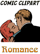 Comic Clipart: Romance