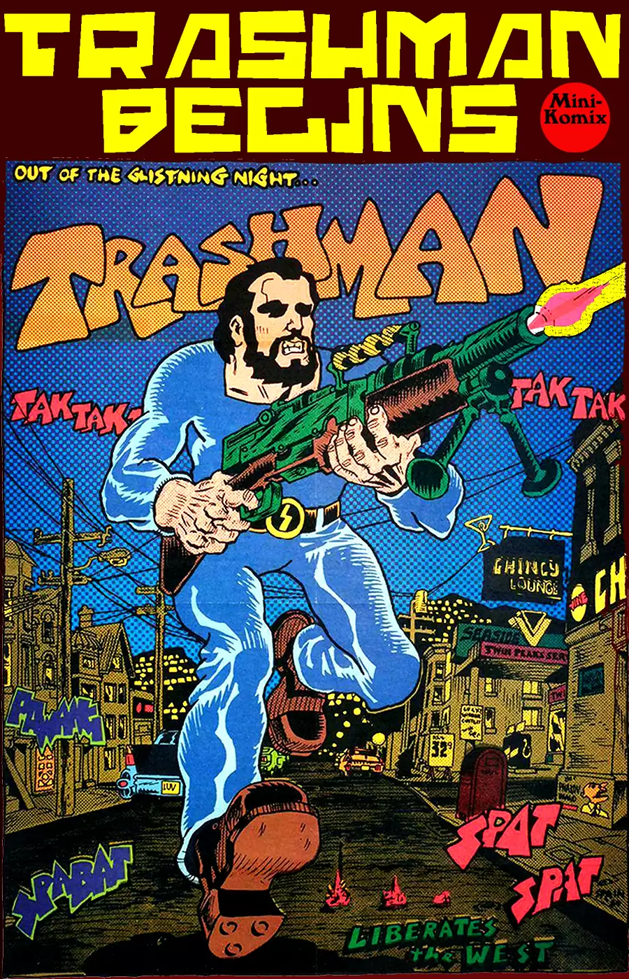 Trashman Begins (70s Underground Superhero) - Mini-Komix | DriveThruRPG