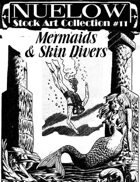 NUELOW Stock Art Collection #11: Mermaids & Skin Divers