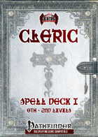 Cleric Spell Deck I (0th-2nd) [PF]
