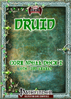 Druid Spell Deck I (0th-3rd) [PF]