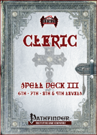 Cleric Spell Card Deck III (6th - 9th)