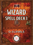 Wizard Spell Deck I, 0th-3rd (5E)