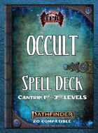 Pathfinder 2 - Occult Tradition Spell Deck I [Cantrips -3rd]