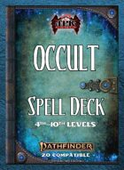 Pathfinder 2 - Occult Tradition Spell Deck II [4th - 10th]