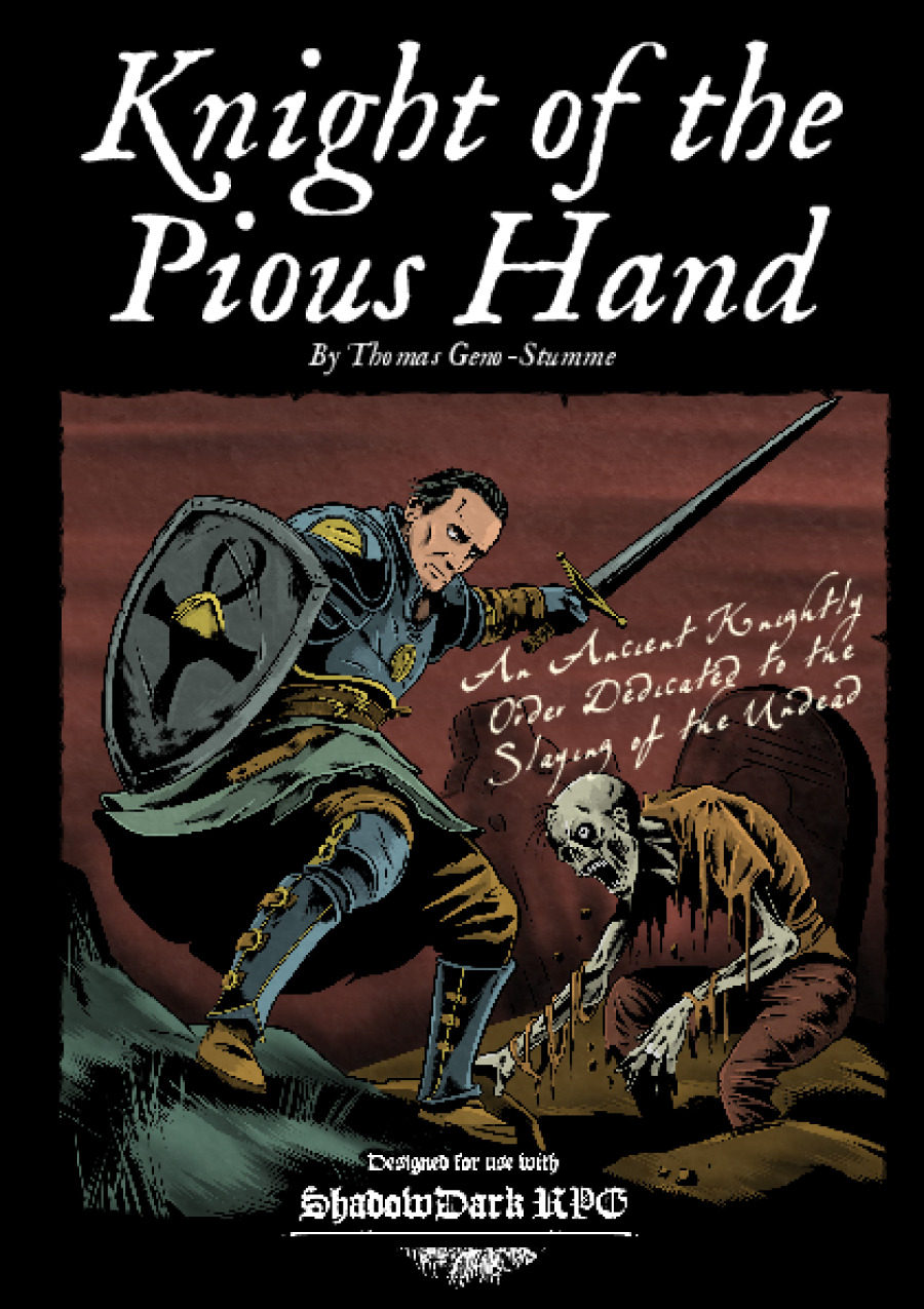 Knight of the Pious Hand | Character Class for the Shadowdark RPG