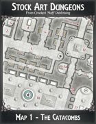 Stock Art Dungeons - Map 1 - The Catacombs