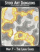 Stock Art Dungeons - Map 7 - The Lava Caves