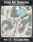 Stock Art Dungeons - Map 12 - The Lower Mines