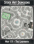 Stock Art Dungeons - Map 15 - The Labyrinth