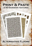 Print & Paste Dungeon textures: Alternative Floors