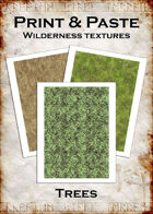 Print & Paste Wilderness Textures: Trees