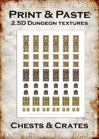 Print & Paste Dungeon textures: Chests & Crates