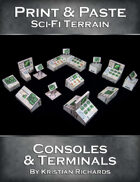 Print & Paste Sci-Fi Terrain : Consoles & Terminals