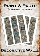Print & Paste Dungeon textures: Decorative Walls
