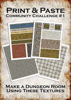 Print & Paste Dungeon textures: Community Challenge 1