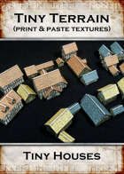 Print & Paste Textures: Tiny Houses