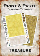 Print & Paste Dungeon textures: Treasure