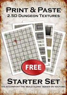 Print & Paste Dungeon textures: Starter Set