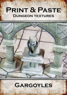 Print & Paste Dungeon textures: Gargoyles