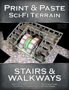Print & Paste Sci-Fi Terrain : Stairs & Walkways
