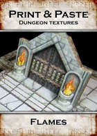 Print & Paste Dungeon textures: Flames