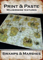 Print & Paste Wilderness Textures: Swamps & Marshes