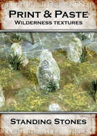 Print & Paste Wilderness Textures: Standing Stones