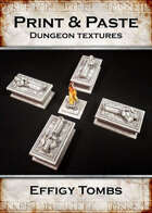 Print & Paste Dungeon Textures: Effigy Tombs