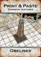 Print & Paste Dungeon Textures: Obelisks