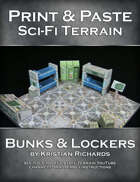 Print & Paste Sci-Fi Terrain : Bunks & Lockers