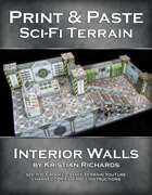 Print & Paste Sci-Fi Terrain : Interior Walls