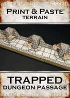 Print & Paste Terrain: Trapped Dungeon Passage