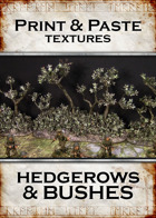 Print & Paste Textures: Hedgerows & Bushes