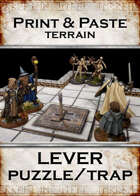 Print & Paste Terrain: Lever Puzzle/Trap