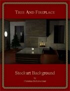 Tree and Fireplace : Stockart Background