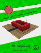 Battlemap : Wasteland Container Fort