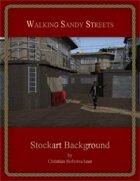 Walking Sandy Streets : Stockart Background
