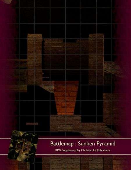 Battlemap : Sunken Pyramid - Christian Hollnbuchner | Battlemaps ...