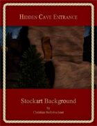 Hidden Cave Entrance : Stockart Background