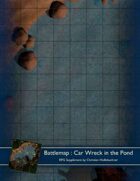 Battlemap : Car Wreck in the Pond