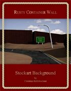 Rusty Container Wall : Stockart Background