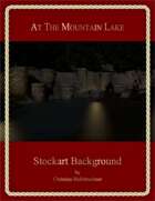 At The Mountain Lake : Stockart Background