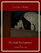 Cat on a Wall : Stockart Background