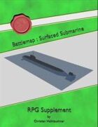 Battlemap : Surfaced Submarine