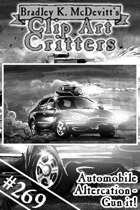 Clipart Critters 269 - Automobile Altercation - Gun it!