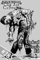 Clipart Critters 285: Undead Driver's Ed
