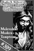 Clipart Critter 309 - Malevolent Modern Temptress