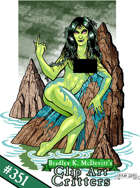 Clipart Critters 351-Sexy And Sinister Siren