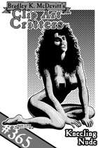 Clipart Critters 365 - Kneeling Nude